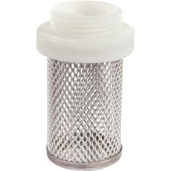 Filtre inox pour clapet Europa - Filetage entrée : M 1" (26 x 34) - Filetage sortie : M 1" (26 x 34)