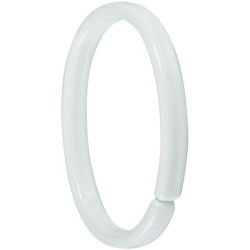 Anneau plastique blanc - Sachet de 12