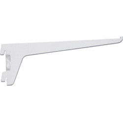 Console simple acier - Mermier - 400 mm - Couleur : Blanc