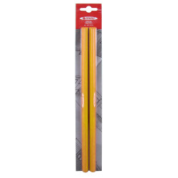 2 CRAYONS GRAPHITE JAUNE 30CM SOUS BLISTER