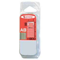 AGRAFES TYPE A 8MM (BLISTER DE 1800 PIECES)