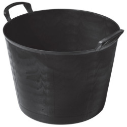 AUGE CAPAZO PRO NOIRE 42 LITRES PLASTIQUE RENFORCEE