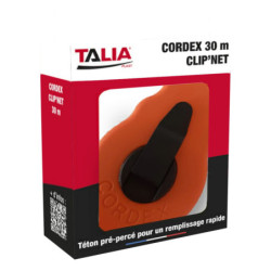 CORDEAU CORDEX "CLIP'NET" 30M FIL 1,5MM CABLE/BLISTER