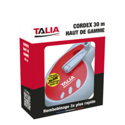 CORDEAU CORDEX PRO ROUGE FIL 1MM TRESSE/BLISTER