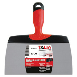 COUTEAU A ENDUIRE INOX 22CM