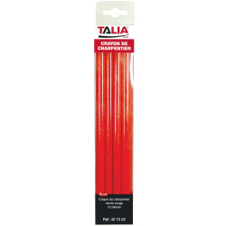 CRAYON DE CHARPENTIER ROUGE 30CM