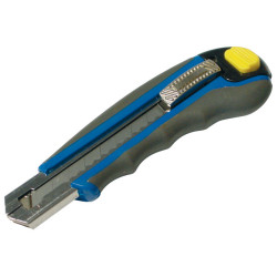 CUTTER BI-MATIERE PRO (+6 LAMES DE 18MM) SUR CARTE