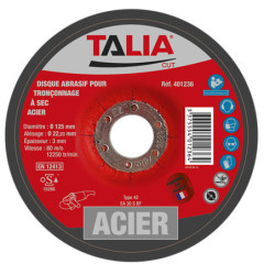 DISQUE ABRASIF POUR METAUX 115MM