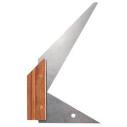EQUERRE DOUBLE ONGLET 90°/60°/45° LAME INOX 250MM
