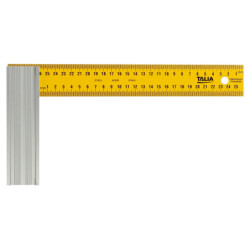 EQUERRE DROITE LAME ACIER TALON ALU 300MM