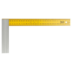 EQUERRE DROITE LAME ACIER TALON ALU 400MM