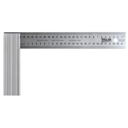 EQUERRE DROITE LAME INOX TALON ALU 300MM