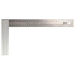 EQUERRE DROITE LAME INOX TALON ALU 400MM