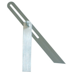 FAUSSE EQUERRE A COULISSE 30CM TALON ALUMINIUM