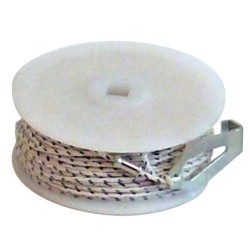 FIL DE RECHANGE SUR BOBINE 30M D.1MM TRESSE (BLISTER)