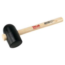 MAILLET CARRELEUR NOIR 530G DIAM.65 MM