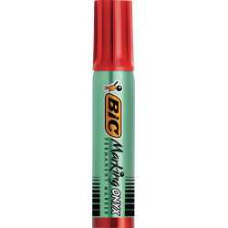 MARQUEUR PERMANENT ROUGE CORPS METAL PETIT MODELE
