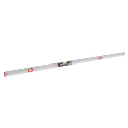 NIVEAU "NIVOTOP" ALUMINIUM RECTANGULAIRE 3 FIOLES 120CM