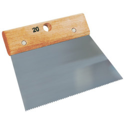 PEIGNE A COLLE 20CM DENTS ISOCELES 2,5MM