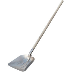PELLE ALUMINIUM 42X37CM AVEC MANCHE BOIS 120CM