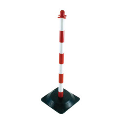 POTEAU DE SUPPORT (H90CM) LEST (1,500KG) ROUGE/BLANC