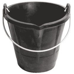 SEAU A BEC CAOUTCHOUC ARME 12 LITRES