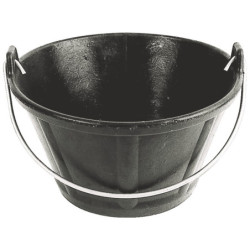 SEAU CAOUTCHOUC ARME 10 LITRES "HISPANO"