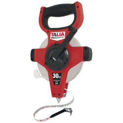 TRIPLE DECAMETRE PRO RUBAN FIBRE BOITIER BI-MATIERE