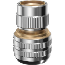 Raccords rapides d’arrosage - Claber - Laiton chromé - 1Pc - Diamètre intérieur du tuyau : 19 mm