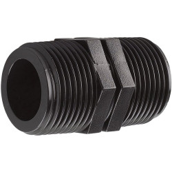 Raccord droit polypropylène - Fitt - Mâle Mâle - Pour micro-irrigation - 1Pc