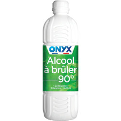 Alcool à brûler - Onyx - 1l - Consistance : Liquide - Conditionnement : Bouteille - Vendus par 12