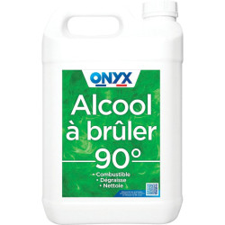 Alcool à brûler - Onyx - 5l - Consistance : Liquide - Conditionnement : Bouteille - Vendus par 3