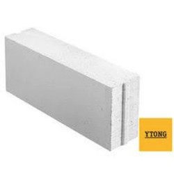 Bloc de béton cellulaire lisse L.62.5 x H.25 x Ep.15 cm SIPOREX - 64 Un / Palette