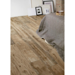 Carrelage Interieur - Grès cérame Ragno Woodmania 20x120cm - CARAMEL/BEIGE - 0,96 m2 / Bte