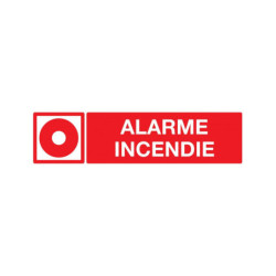 ALARME INCENDIE 330x200mm