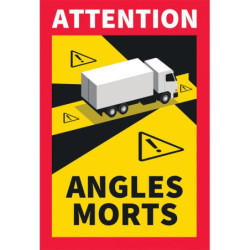 ANGLES MORTS CAMION 250X170MM ADHESIF