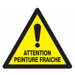 ATTENTION PEINTURE FRAICHE 100x100x100mm