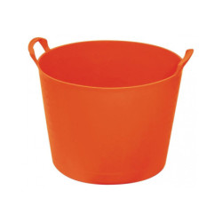 AUGE CAPAZO PRO TALIAFLUO ORANGE 42 LITRES PLASTIQUE RENFORCEE