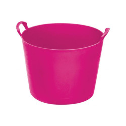 AUGE CAPAZO PRO TALIAFLUO ROSE 42 LITRES PLASTIQUE RENFORCEE