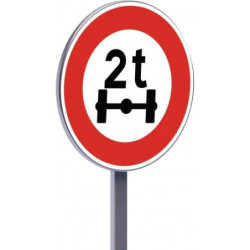 B13a 450 C1 interdit aux véhicules pesant sur un essieu plus de …