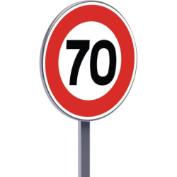 B14 650 C1 limitation de vitesse 70km/h