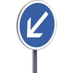B21a2 650 C2 contournement obligatoire à gauche