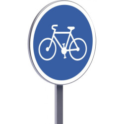 B22a 650 C2 piste ou bande obligat. pour les cycles sans side-car ou remorque