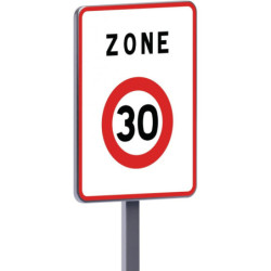 B30 500x650 C1 début de zone limitée à 30km