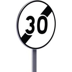 B33 650 C1 fin de limitation de vitesse à 30km/h