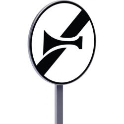 B35 450 C1 fin d'interdiction de l'usage de l'avertisseur sonore