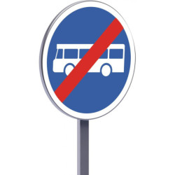 B45a 450 C2 fin de voie réservée aux transports en commun