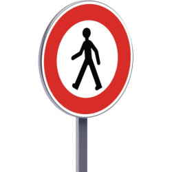 B9a 450 C1 accès interdit aux piétons