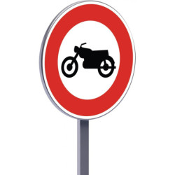 B9h 450 C2 interdit aux motocyclettes