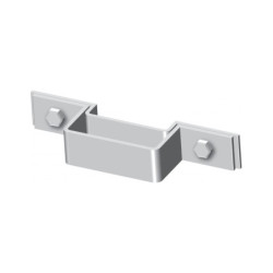 BRIDE DE FIXATION SIMPLE SUR POTEAU 80X40MM